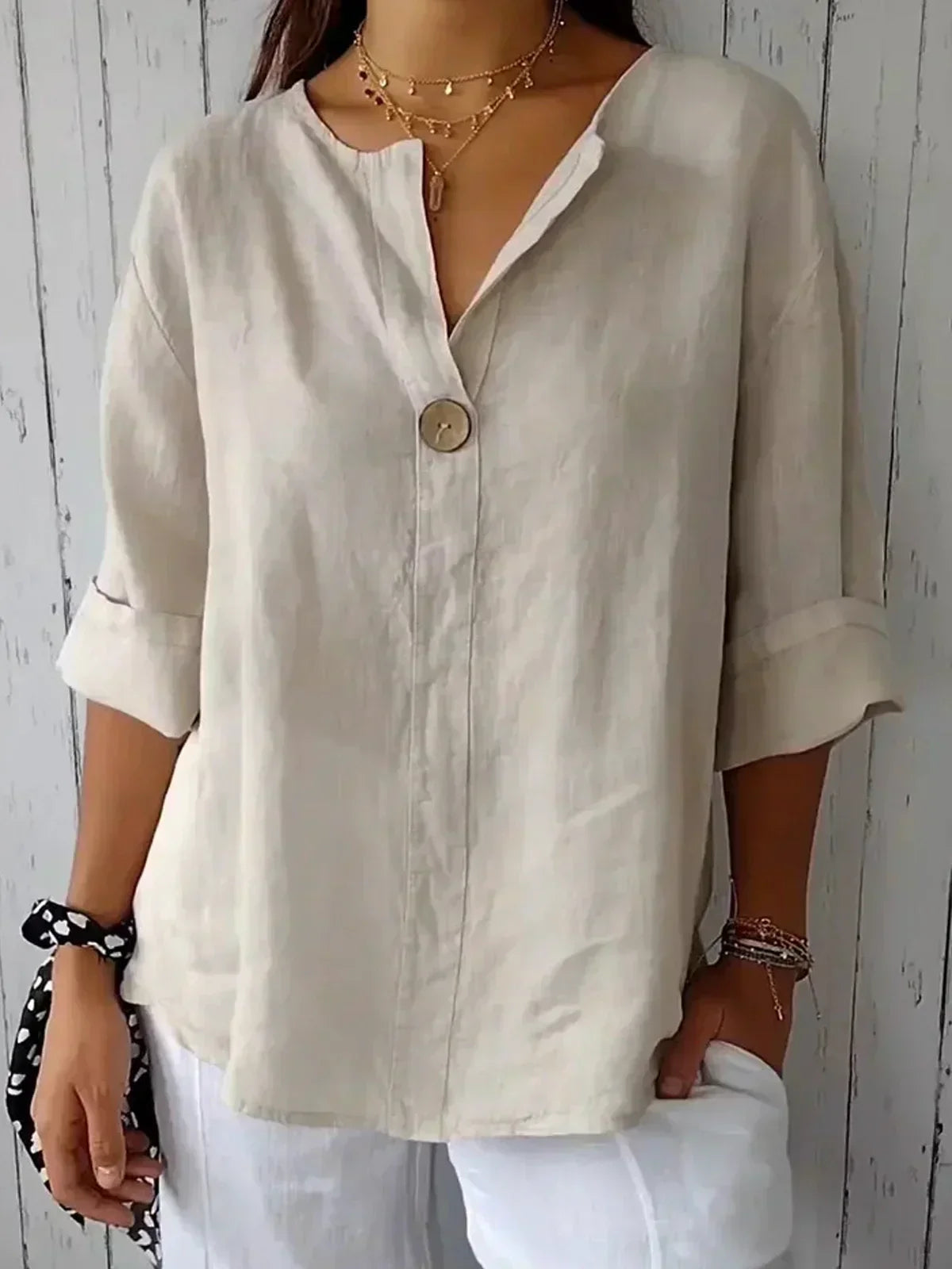 Abigail | Casual V-Neck Blouse