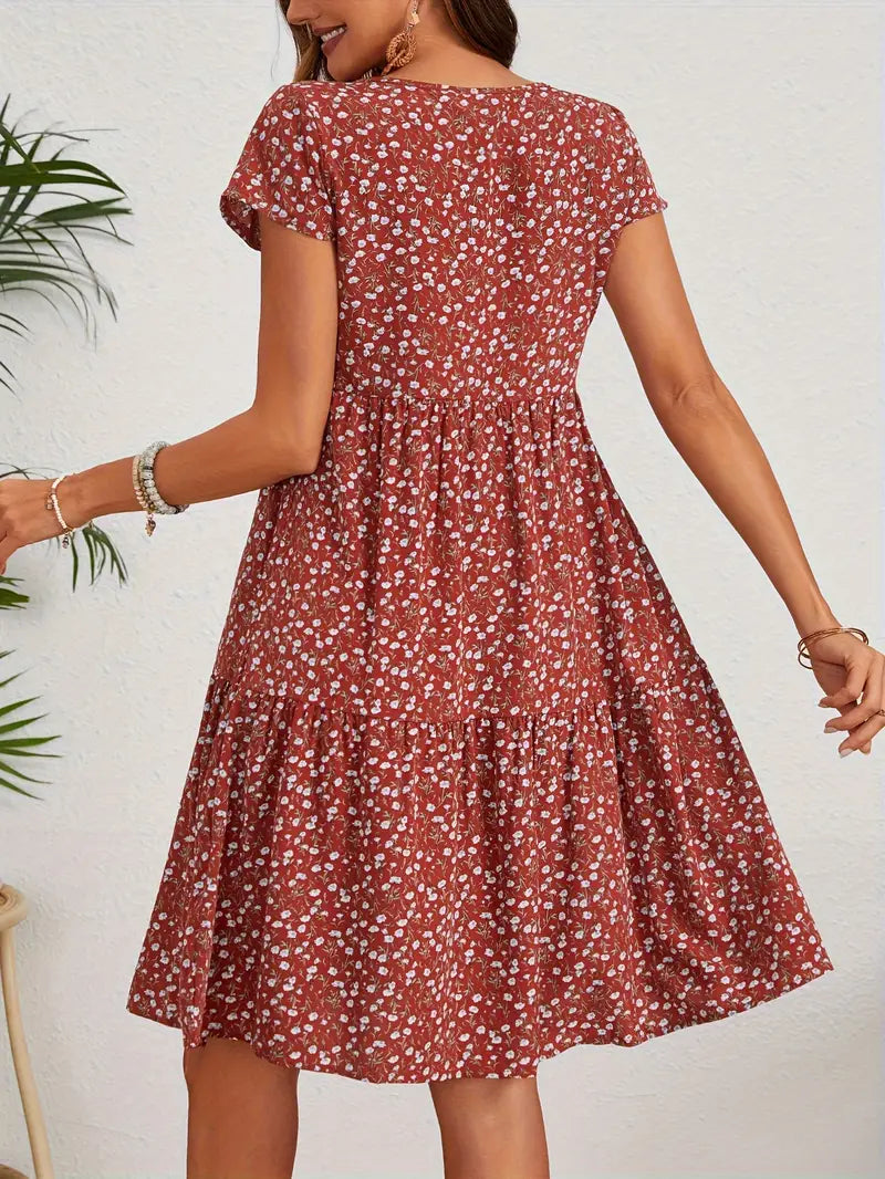 Olga | Floral Dress