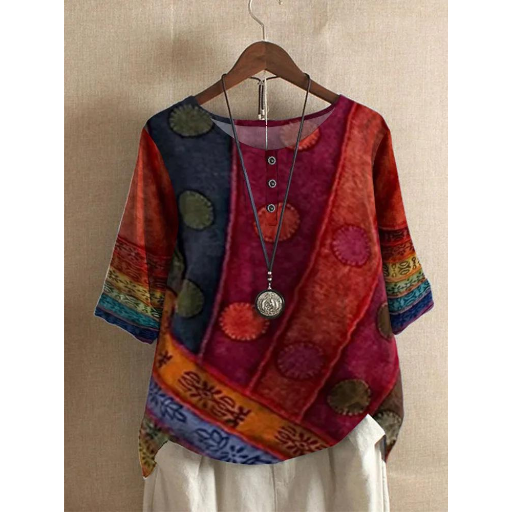 Valarie – Boho Bloom Top