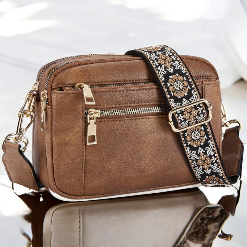 Ariana | Refined Leather Shoulder Bag