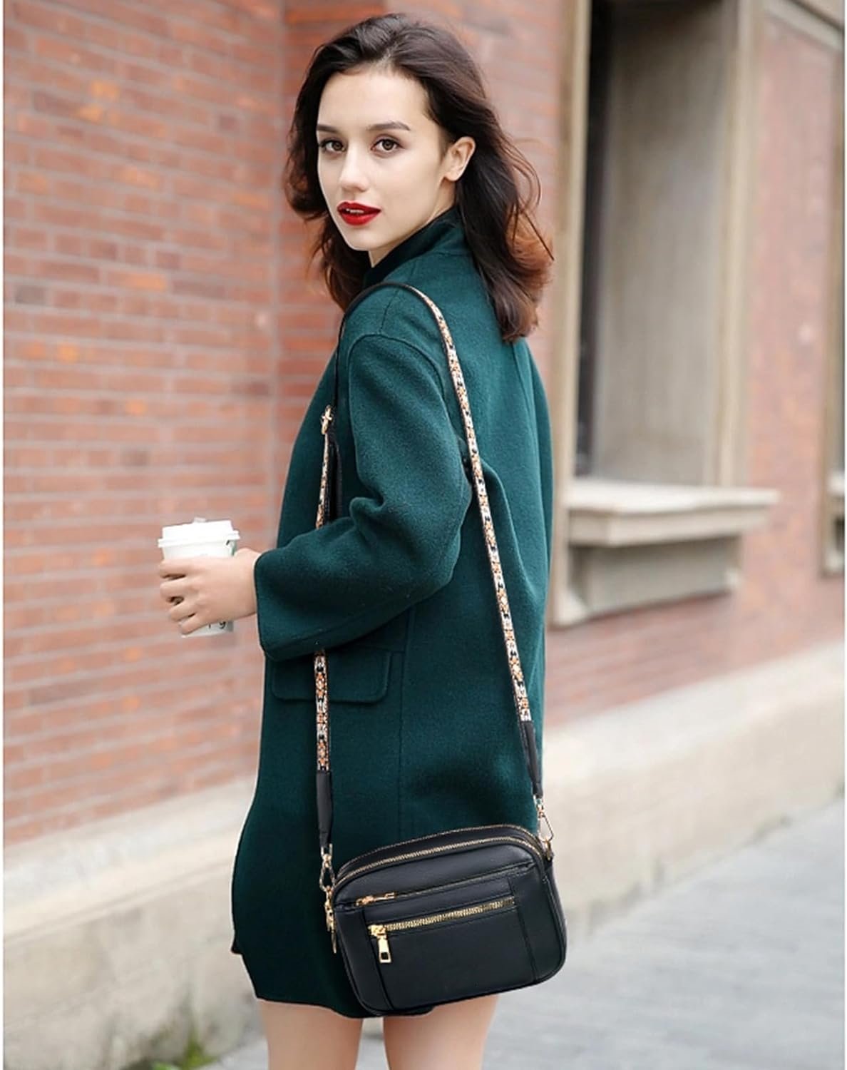 Ariana | Refined Leather Shoulder Bag