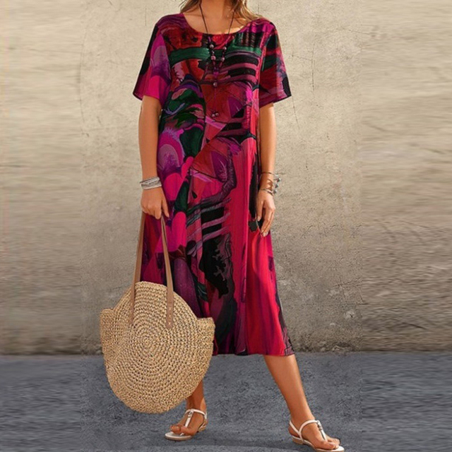 Abigail | Comfy Printed Dress