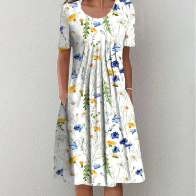 Calliope | Elegant Floral Dress