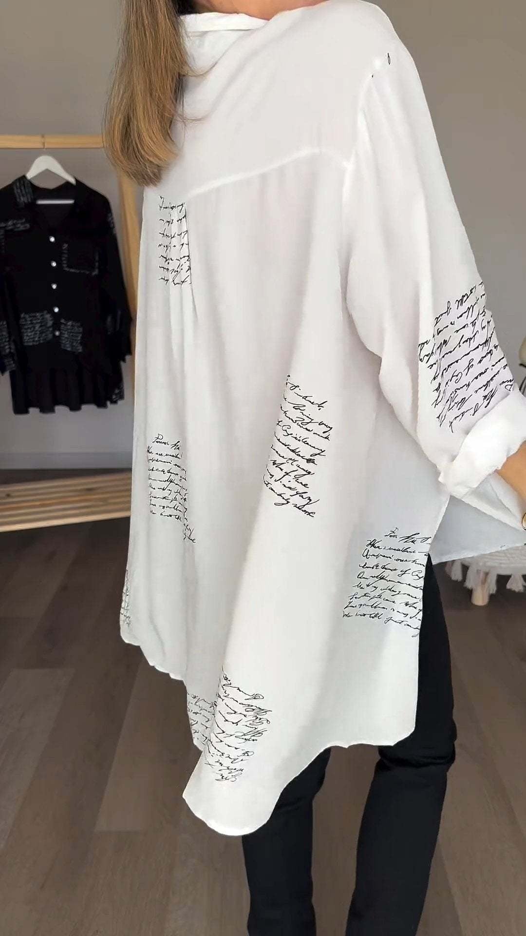 Callista | Handwritten Button-Up Shirt