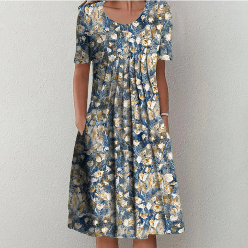 Calliope | Elegant Floral Dress