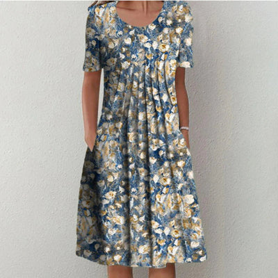 Calliope | Elegant Floral Dress