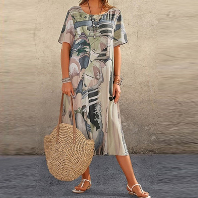 Abigail | Comfy Printed Dress