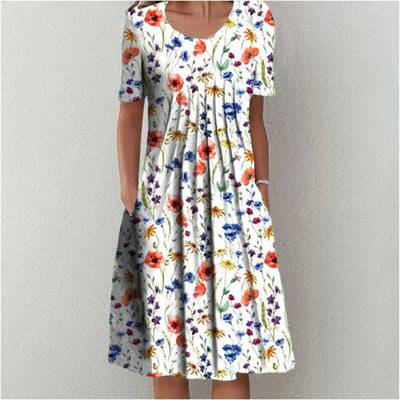 Calliope | Elegant Floral Dress