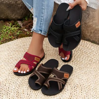 Aviva | Elegant Perforated Chic Mesh Sandals