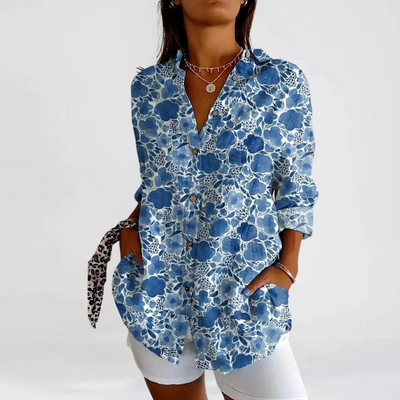 Tina | Casual Blouse with Floral Print