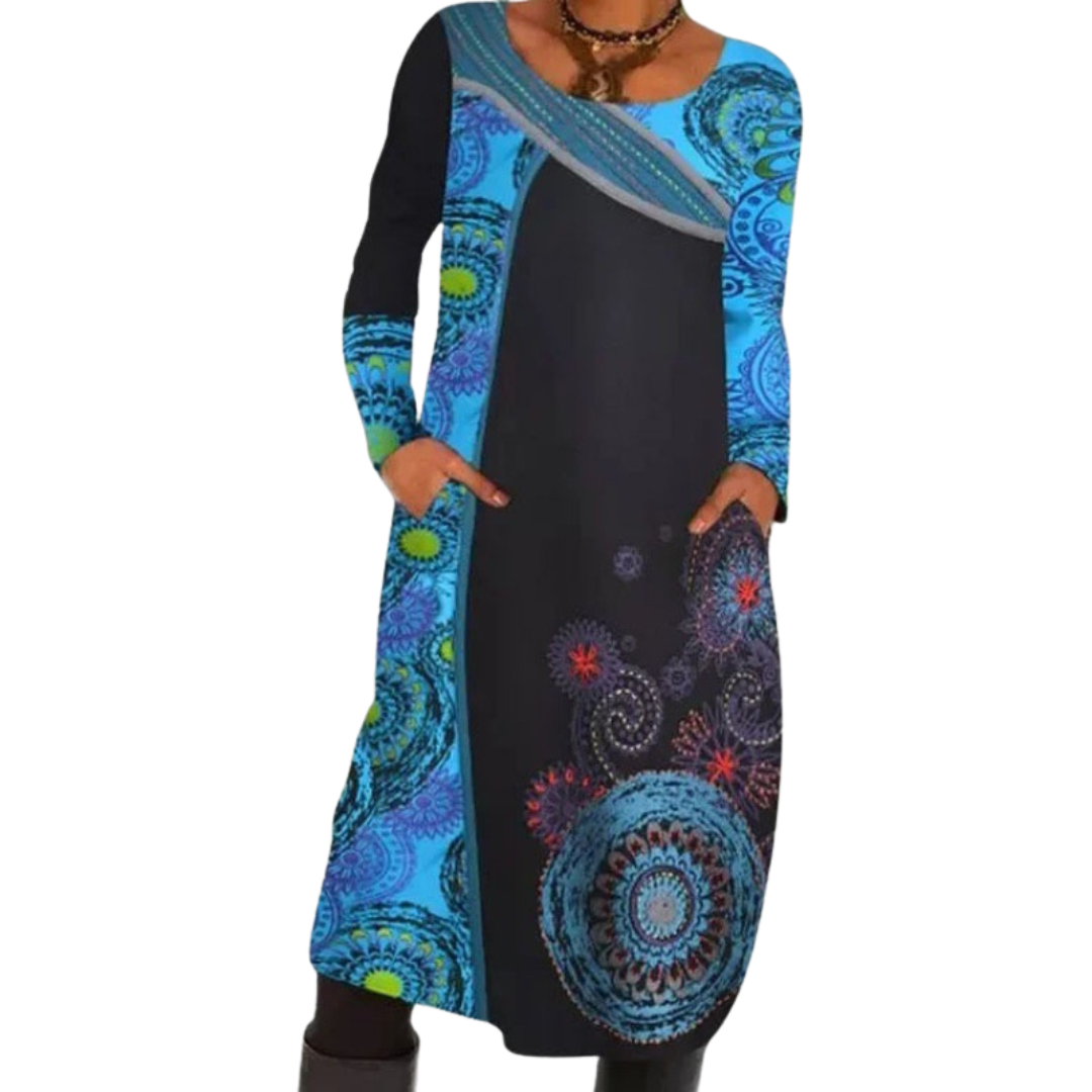 Mara | Plus Size Elegant Printed Dress