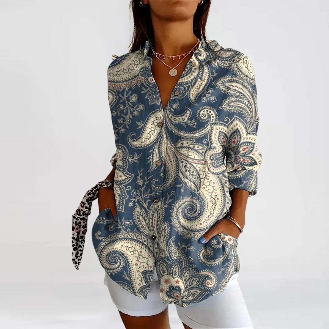 Tina | Casual Blouse with Floral Print