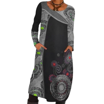 Mara | Plus Size Elegant Printed Dress