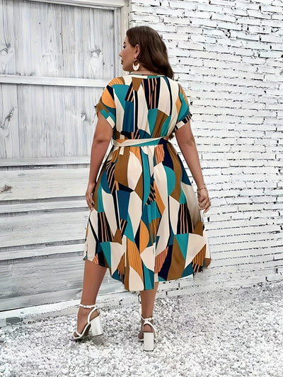 Bobbi | Plus size tropical dress