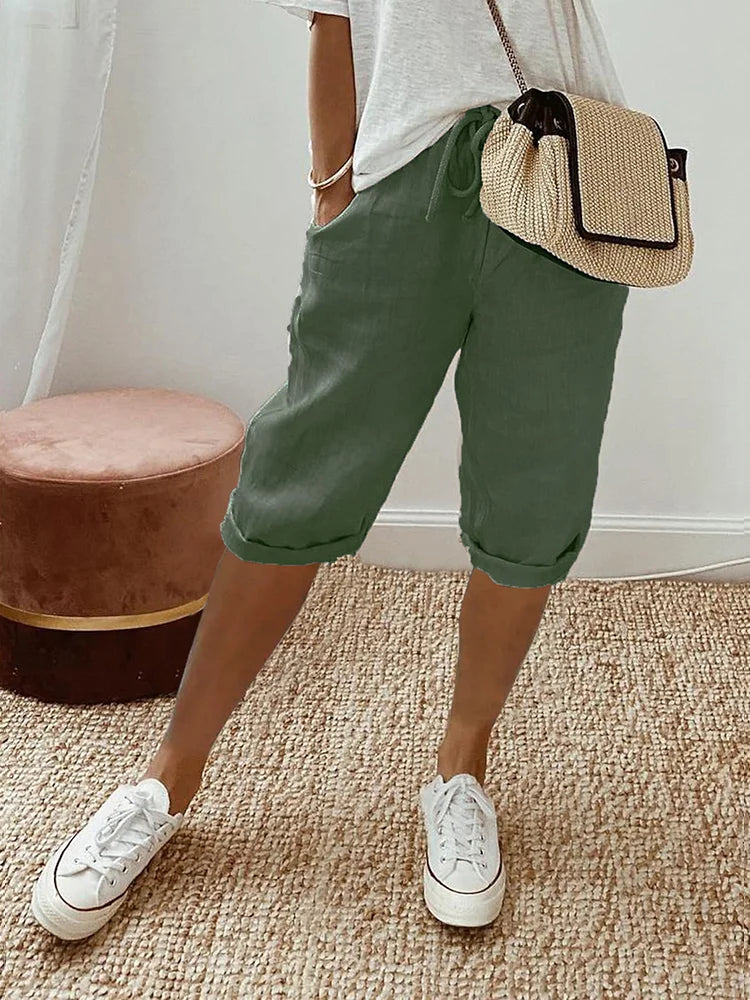 EMMA™ | Cotton-Linen Women's Pants