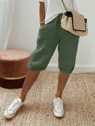 EMMA™ | Cotton-Linen Women's Pants
