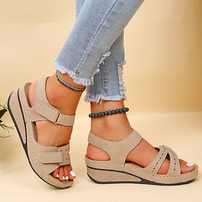 Althea | Premium Open-Toe Supportive Sandals