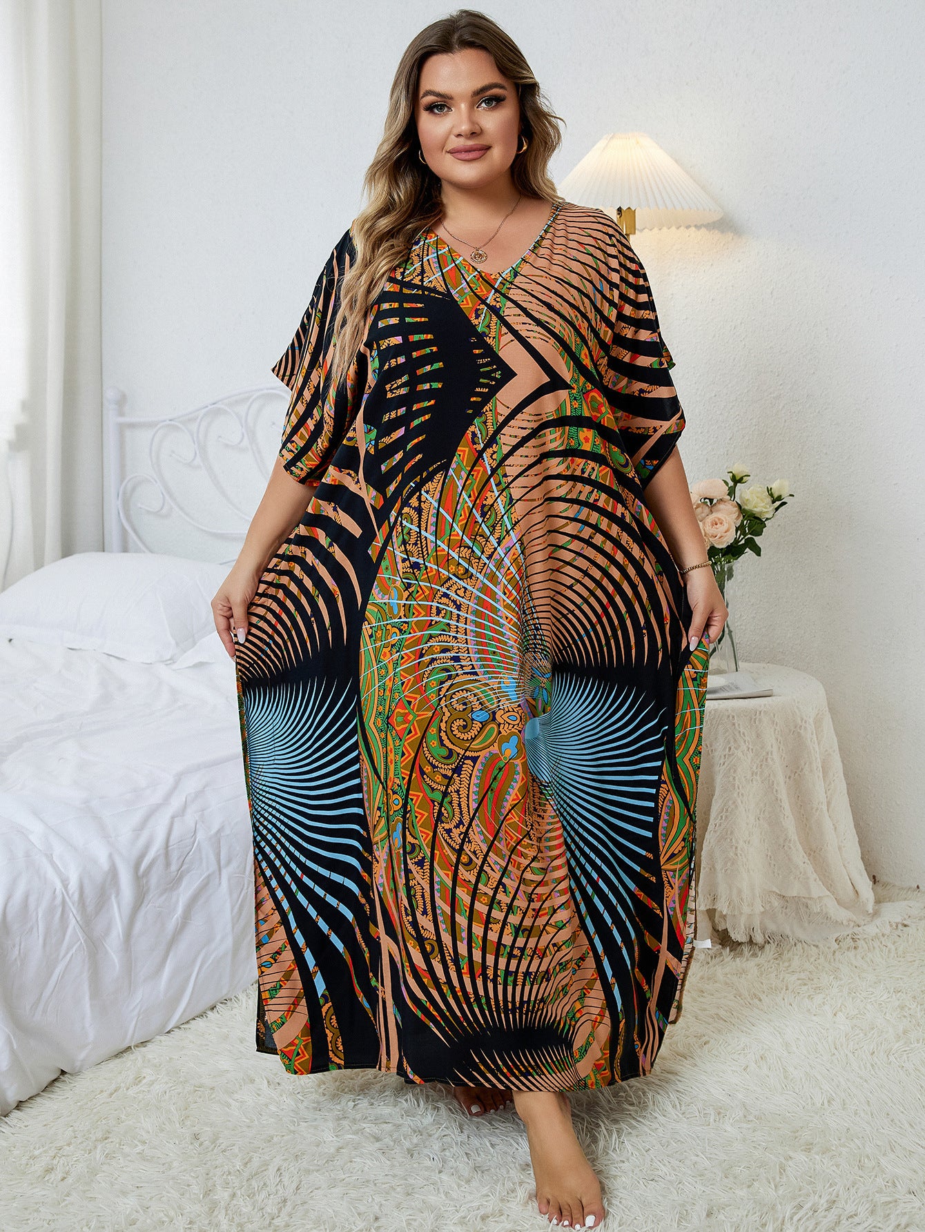 Sophia | Plus Size Kaftan