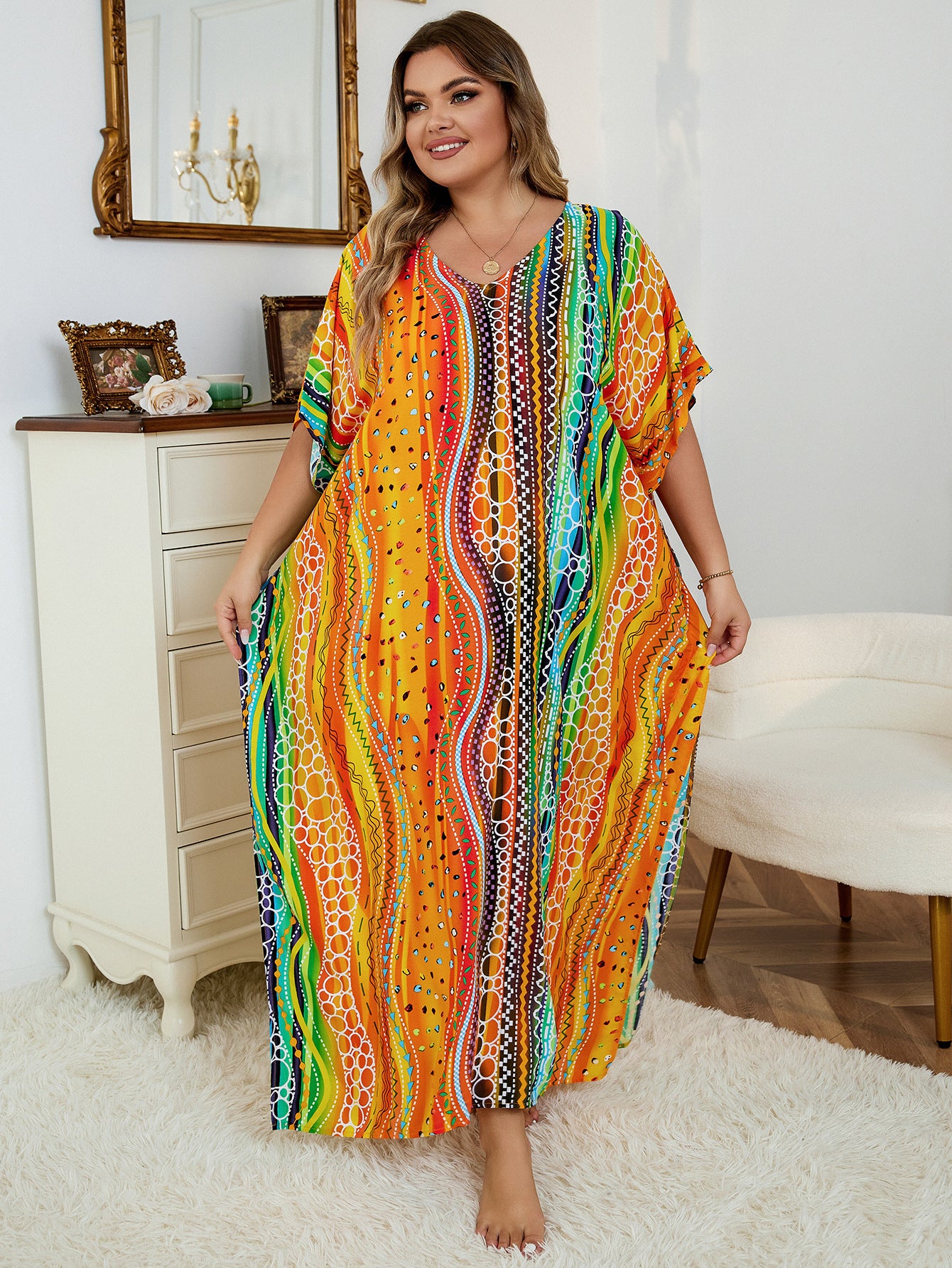 Ella | Plus Size Kaftan