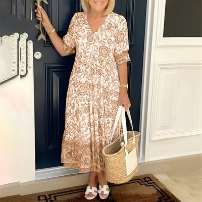 Alexis | V-neck bohemian dress