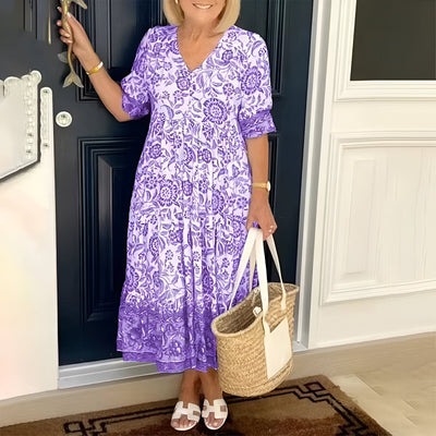 Alexis | V-neck bohemian dress