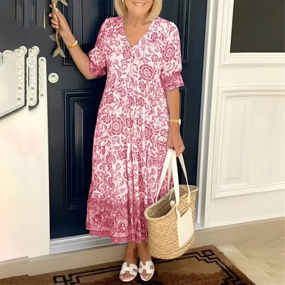 Alexis | V-neck bohemian dress