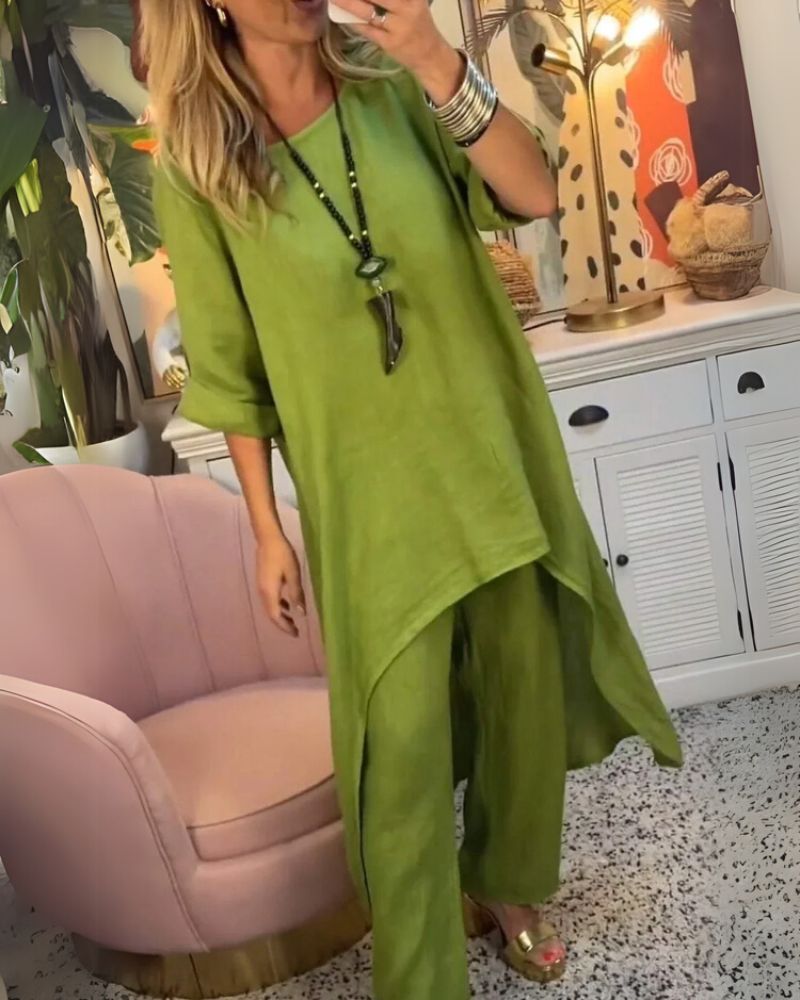 Aga - Cotton Two Piece Set