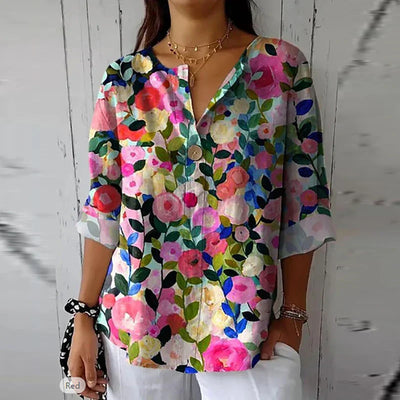 Callie | Casual Blouse with Floral Print