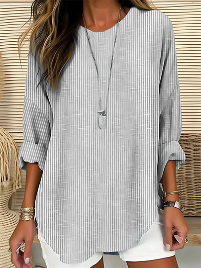 TASHA | TRENDY STRIPED BLOUSE