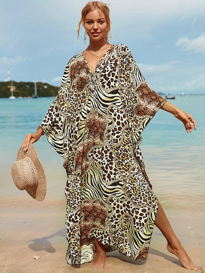 Haylie | Plus Size Tropical Dress