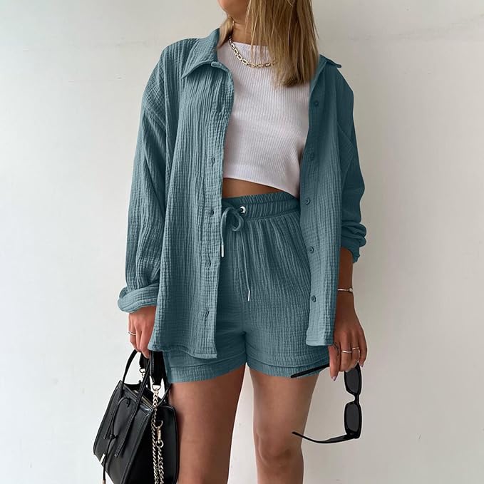 Caroline | 2-Piece Cotton Women's Set