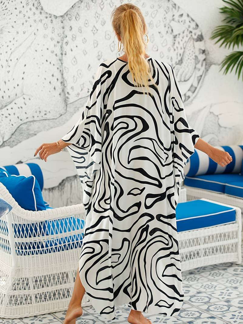 Elody | Plus Size Tropical Dress