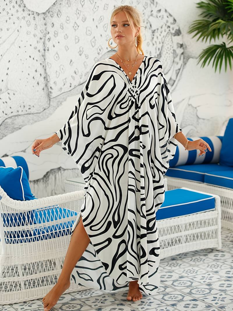 Elody | Plus Size Tropical Dress