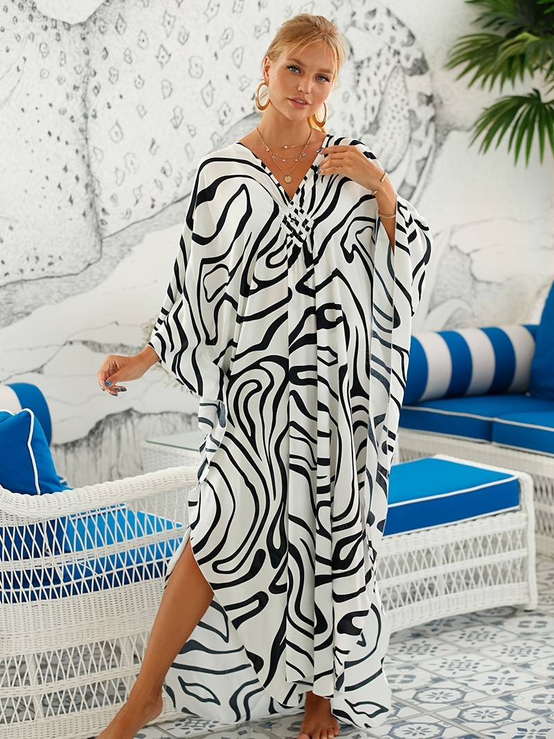 Elody | Plus Size Tropical Dress
