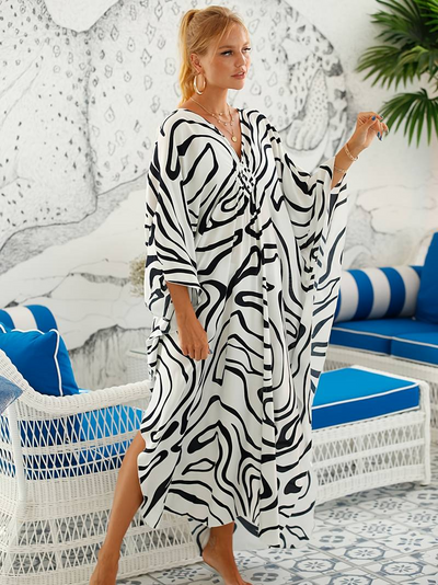 Elody | Plus Size Tropical Dress