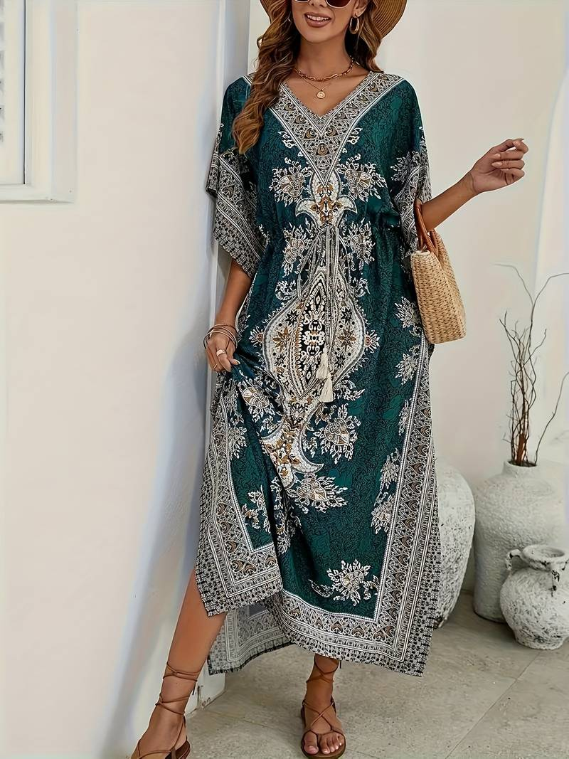 Jilly | Plus Size Tropical Dress