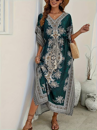 Jilly | Plus Size Tropical Dress