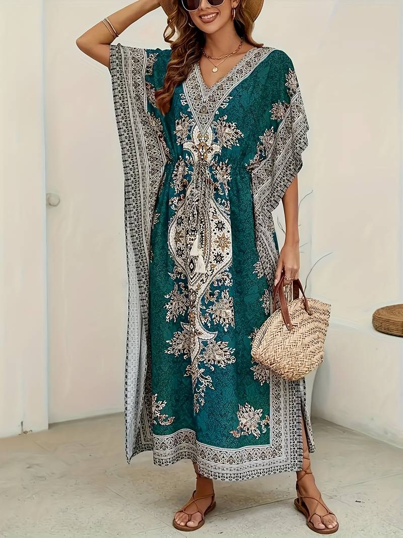 Jilly | Plus Size Tropical Dress