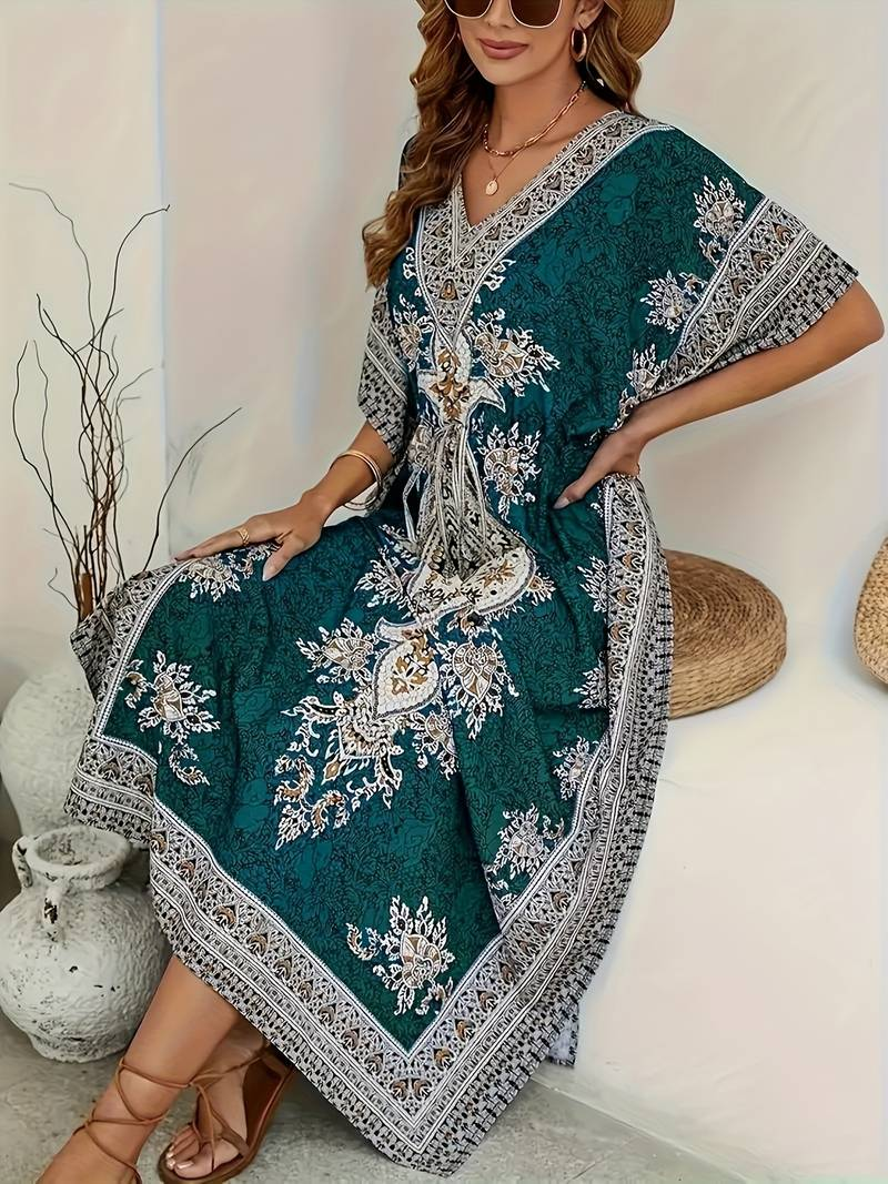 Jilly | Plus Size Tropical Dress