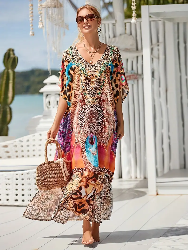 Mellany | Plus Size Tropical Dress