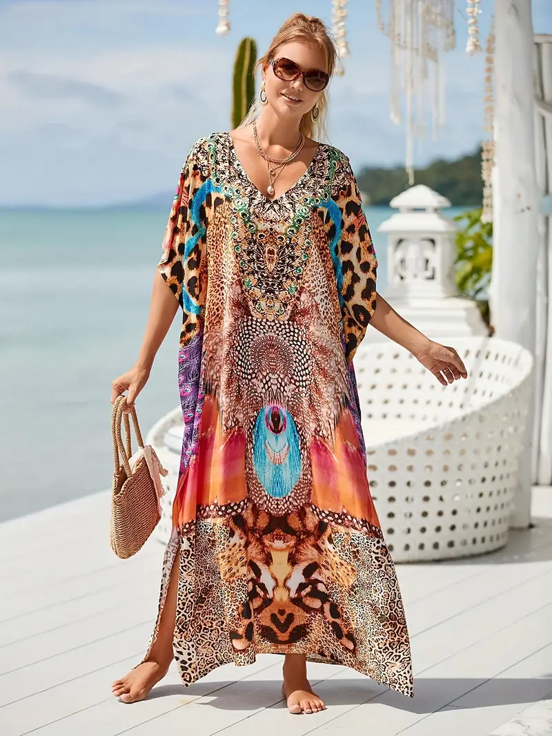 Mellany | Plus Size Tropical Dress
