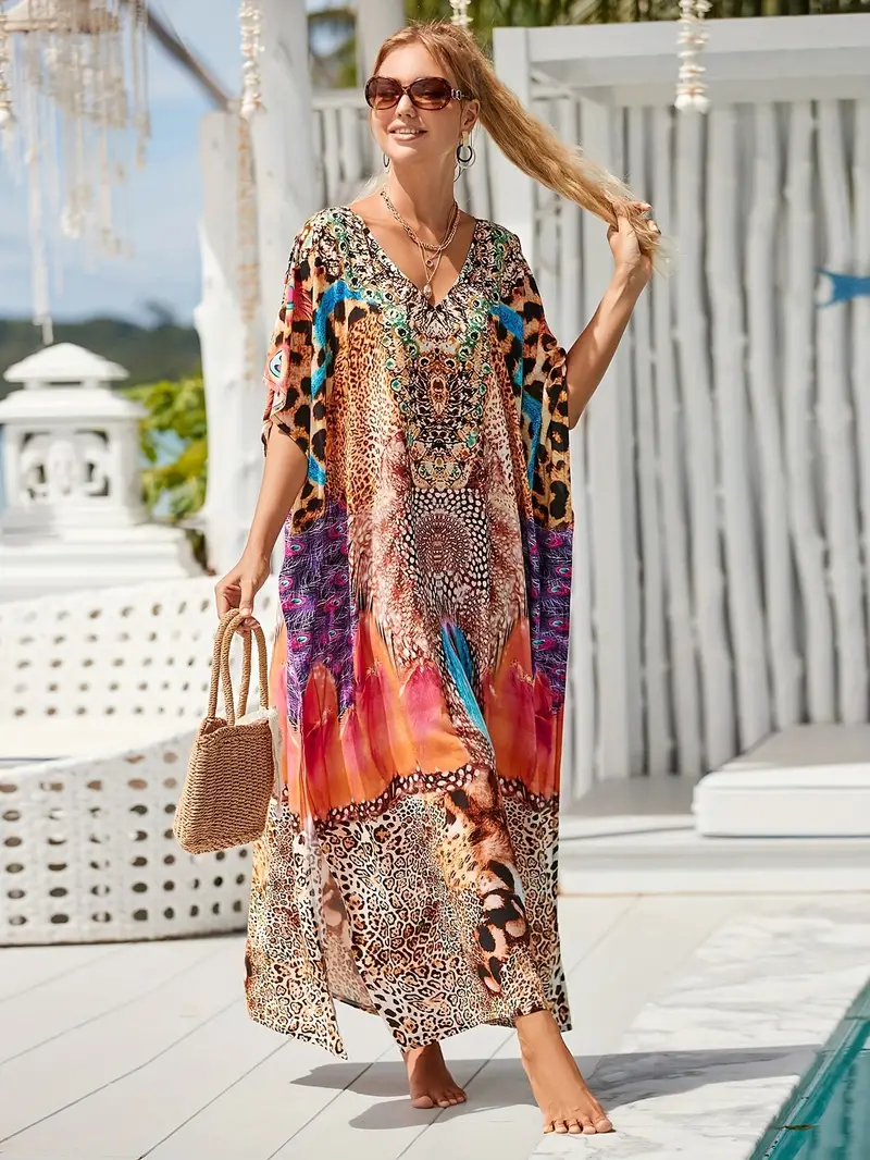 Mellany | Plus Size Tropical Dress