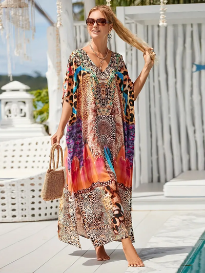 Mellany | Plus Size Tropical Dress