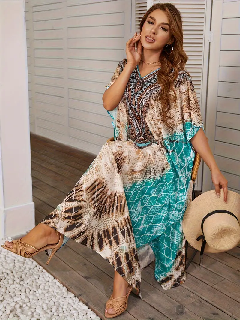 Katey | Plus Size Tropical Dress