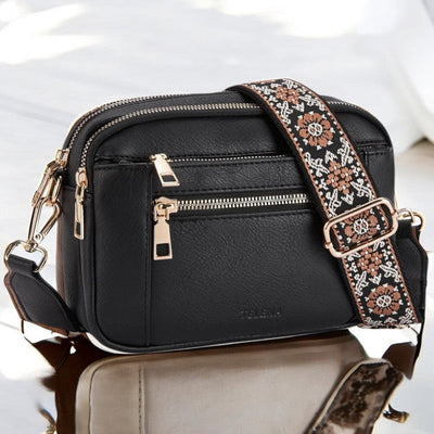 Ariana | Refined Leather Shoulder Bag