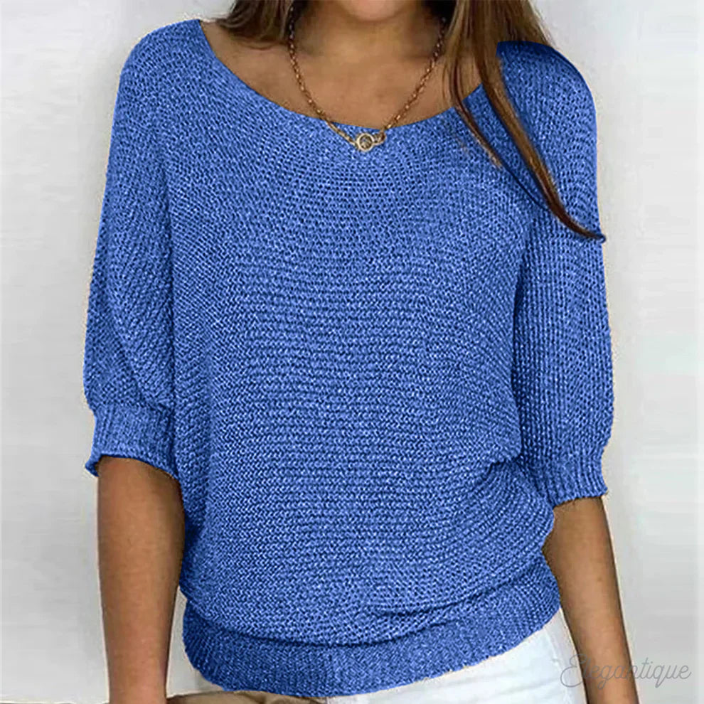 Yvette™ - Relaxed Knit Top