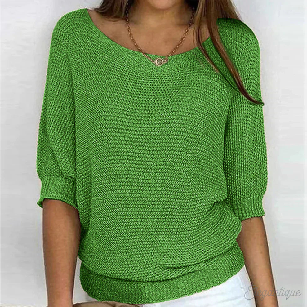Yvette™ - Relaxed Knit Top