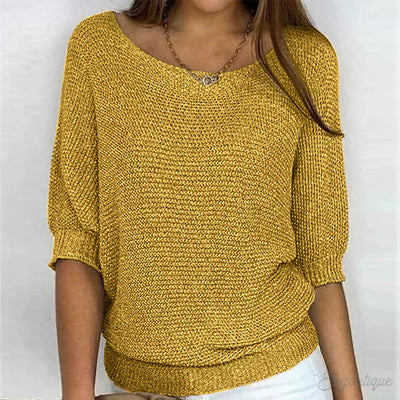 Yvette™ - Relaxed Knit Top